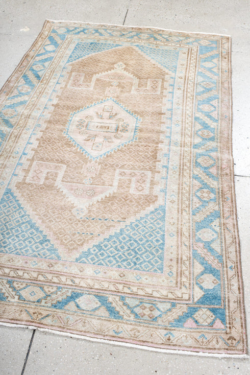 Antique Hamadan Area Rug (4' x 6')