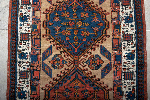 Antique Sarab Runner Rug (3' x 8')