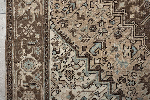 Antique Heriz Area Rug (6' x 9')