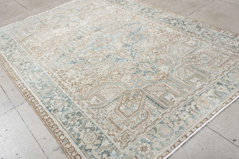 Antique Heriz Area Rug (6' x 9')