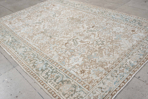 Antique Heriz Area Rug (7' x 11')