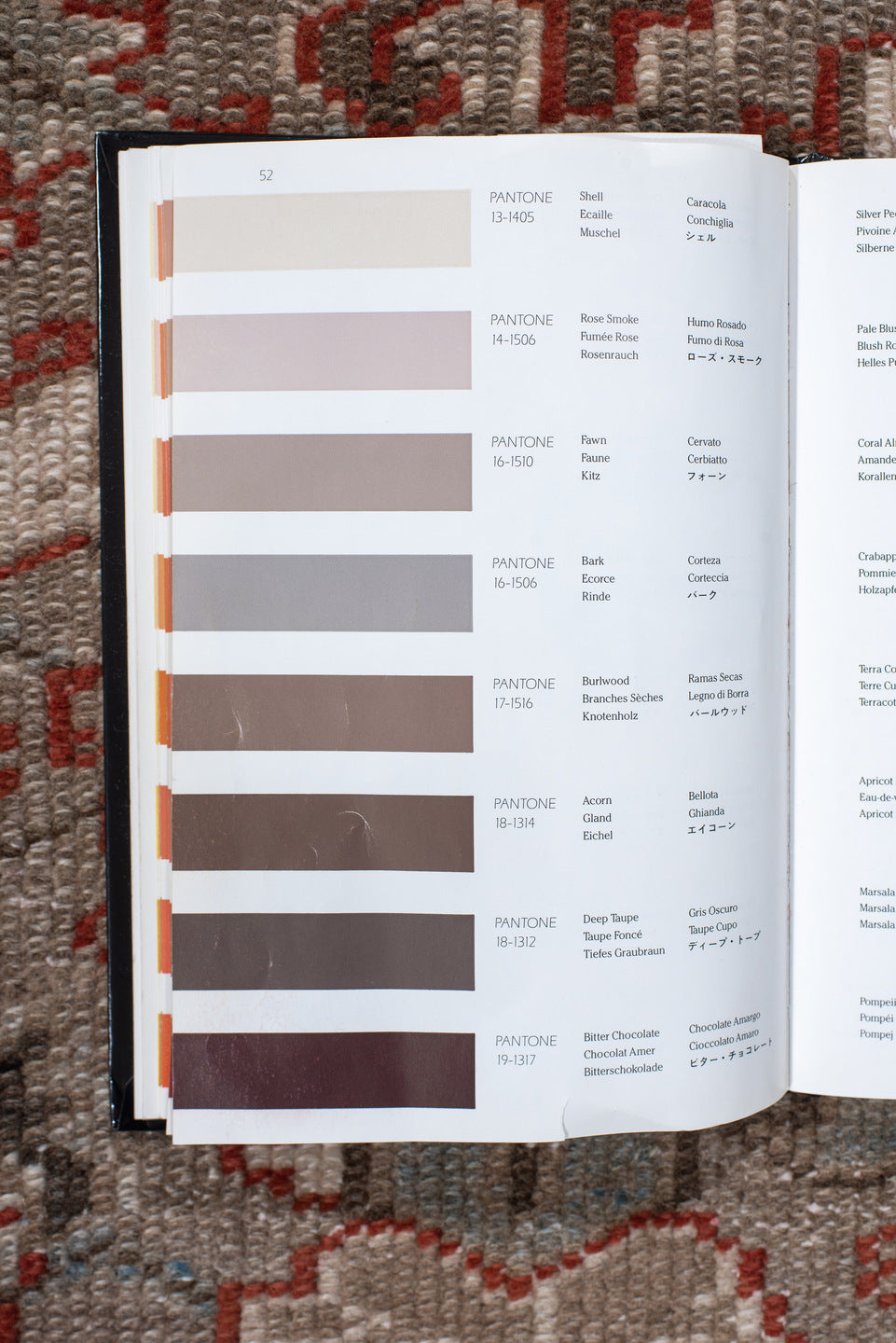 7' x 10' one-of-a-kind handmade antique Heriz large size rug. Color palette: taupe, ivory, charcoal, coral, brown, gray