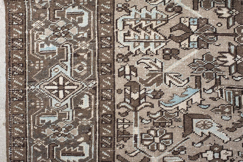 Antique Heriz Area Rug (8' x 9')