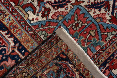 Antique Heriz Area Rug (9' x 13')