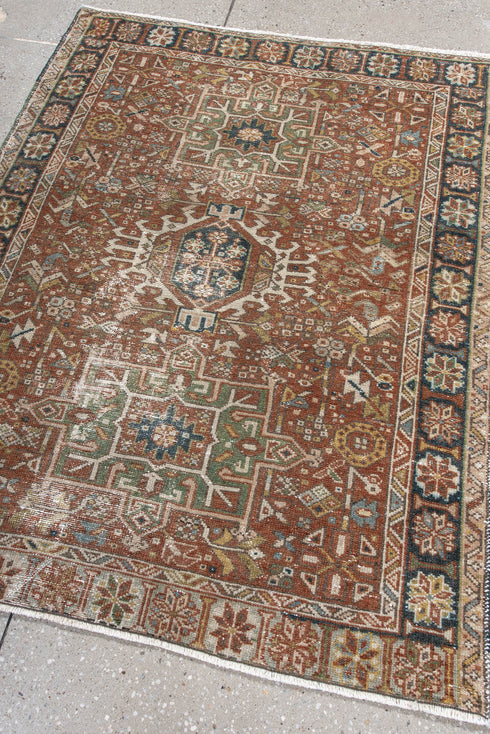 Antique Karaje Area Rug (3' x 4')