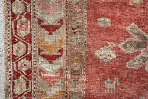 Antique Karabagh Runner Rug (4' x 10')