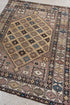 Antique Shirvan Area Rug (4' x 4')
