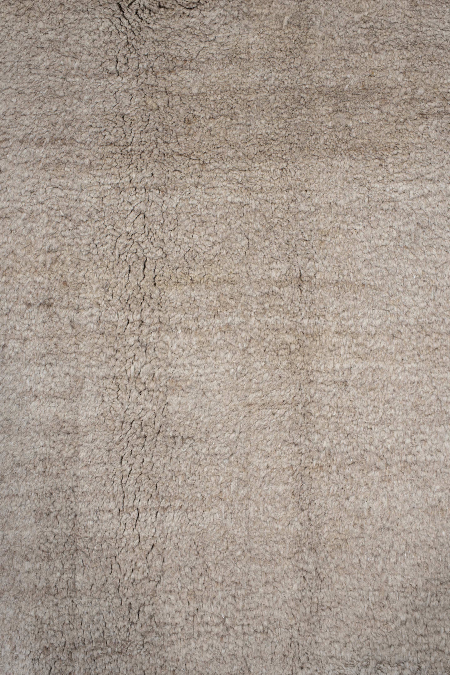 9' x 11' one-of-a-kind handmade vintage Ido large size rug. Color palette: ivory, cream, beige, taupe, charcoal, gray, black