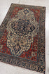 Antique Far.Sarouk Area Rug (3' x 4')