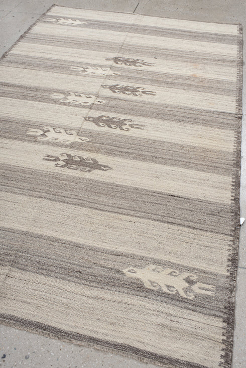 Antique Kilim Area Rug (5' x 8')