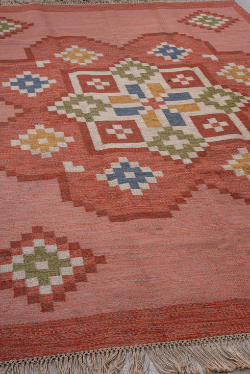 Antique Rollaken Area Rug (6' x 10')