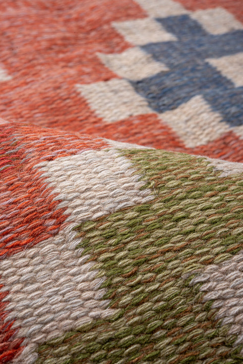 Antique Rollaken Area Rug (6' x 10')