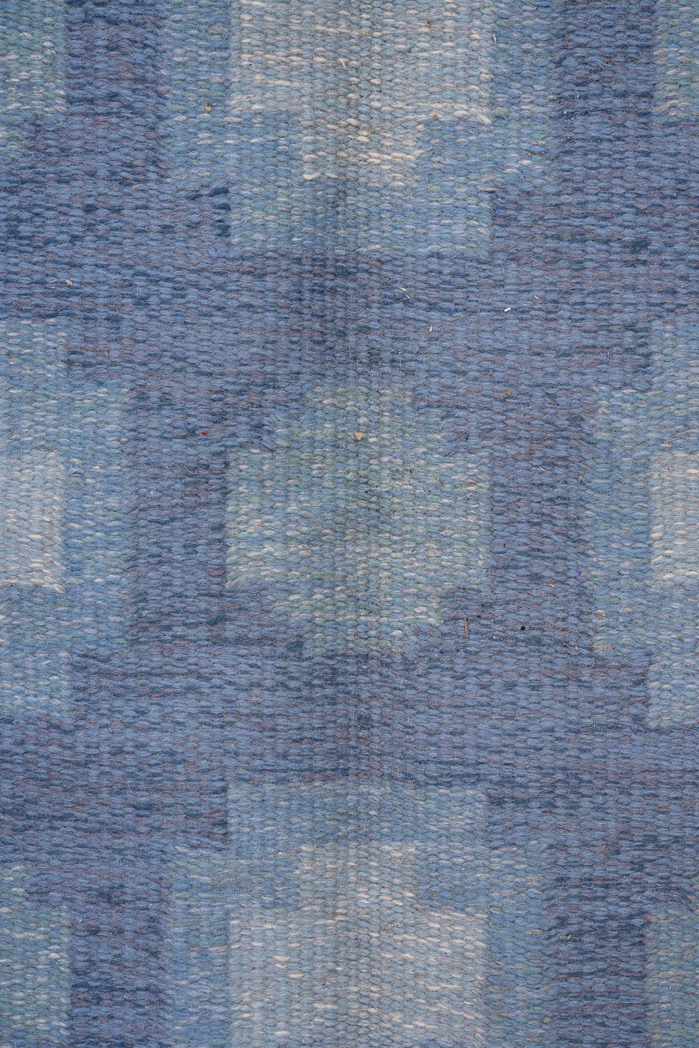 5' x 8' one-of-a-kind handmade antique Kilim medium size rug. Color palette: blue, blush, ivory, pale blue, gray, taupe