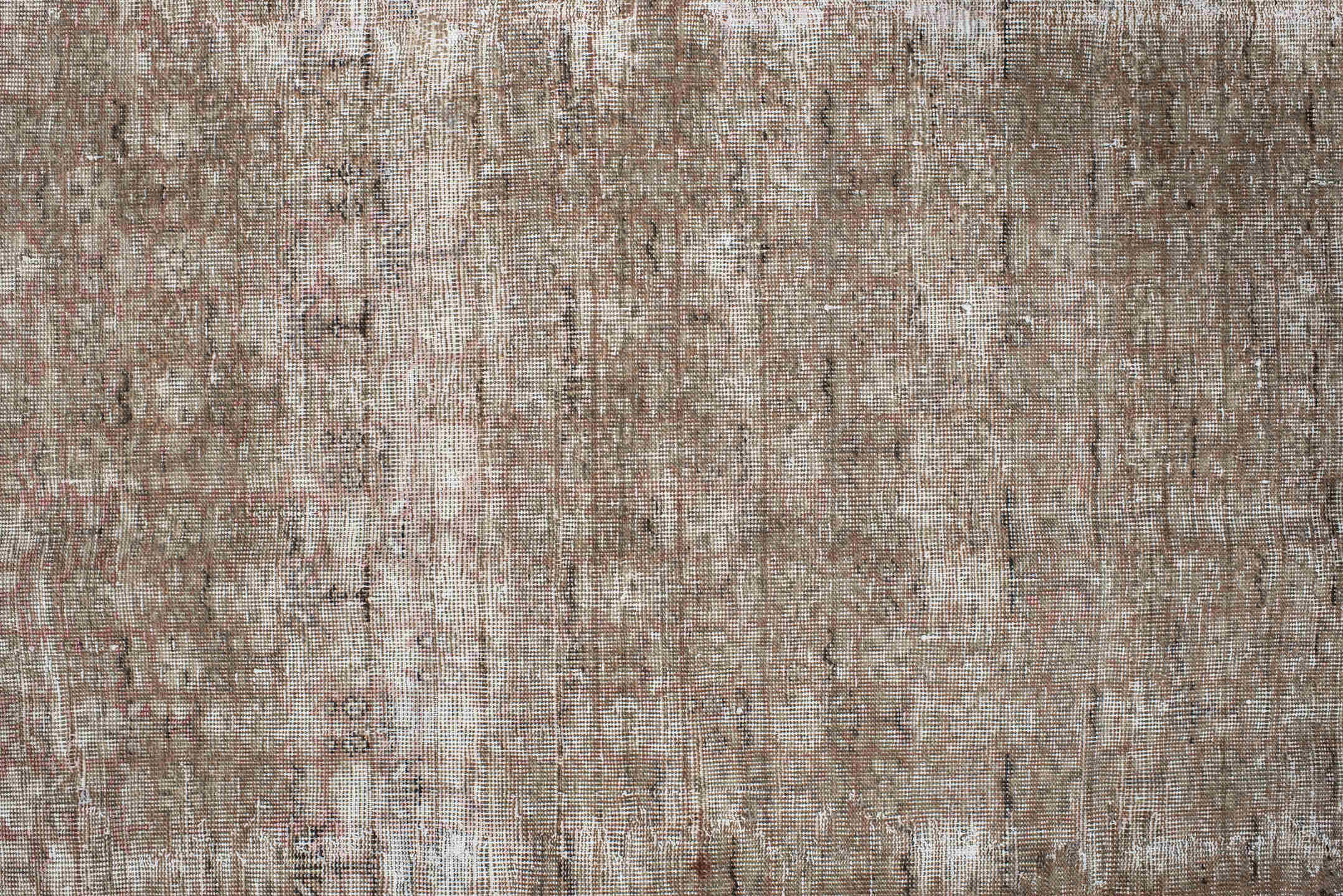 8' x 13' one-of-a-kind handmade vintage Sivas large size rug. Color palette: pink, light gray, off-white, gray, dark gray