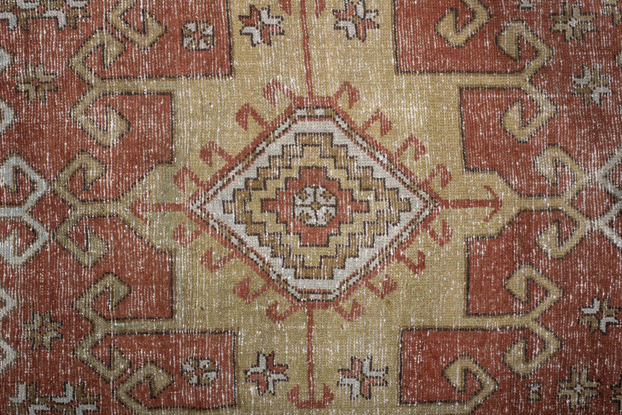 3' x 10' one-of-a-kind handmade vintage NW Persian runner rug. Color palette: rust, ivory, olive, taupe, rose, brown