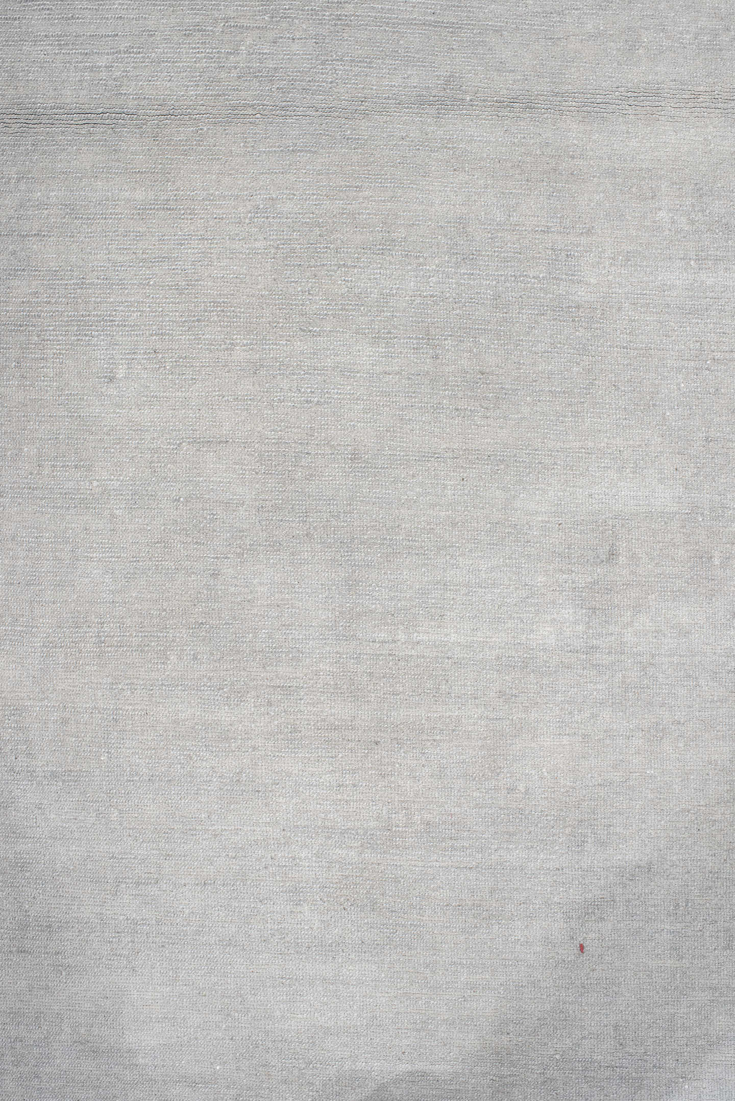 3' x 15' one-of-a-kind handmade vintage Tibetan runner rug. Color palette: gray, ivory, taupe, beige