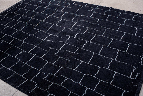 Vintage Moroccan Area Rug (7' x 9')