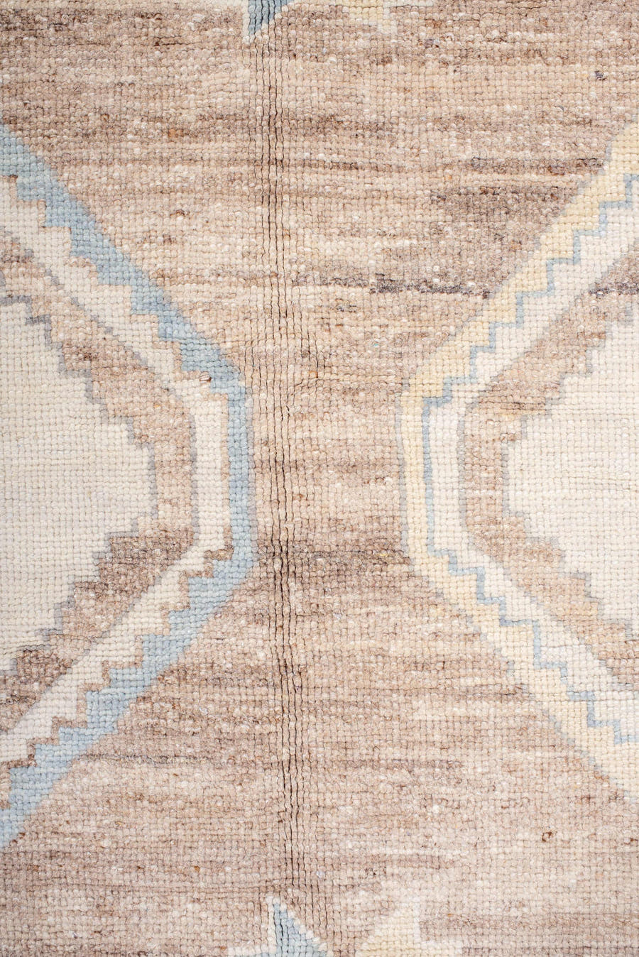 12' x 15' one-of-a-kind handmade vintage Oushak oversize rug. Color palette: taupe, ivory, powder_blue, gray, peach, beige