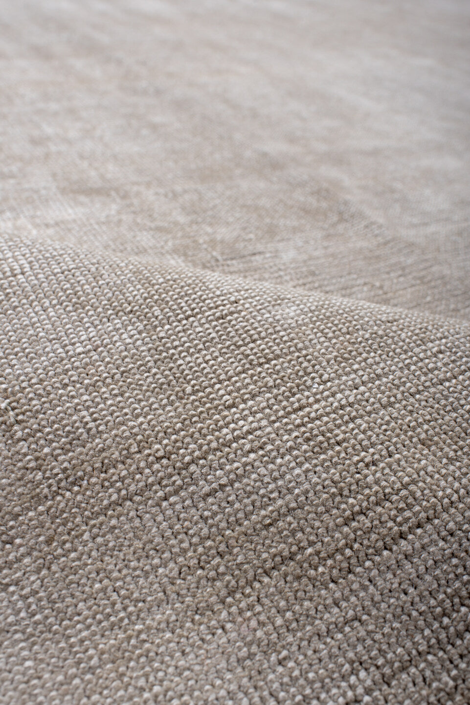 10' x 13' one-of-a-kind handmade vintage Oushak large size rug. Color palette: ivory, taupe, beige, cream, sand, pale gray