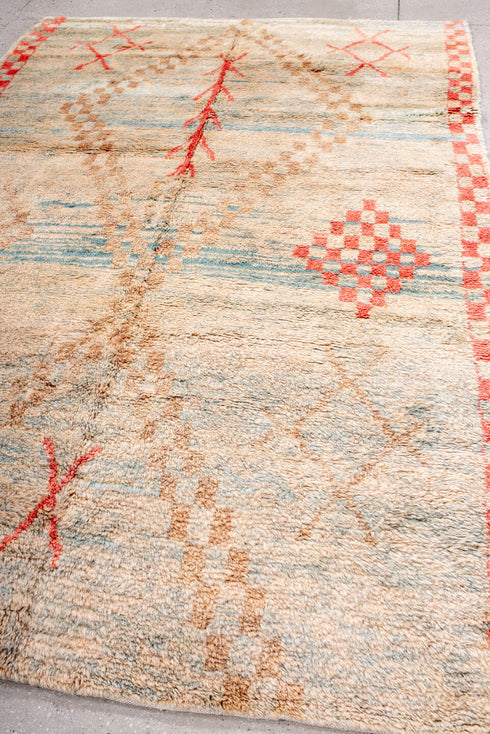 Vintage Moroccan Area Rug (6' x 10')