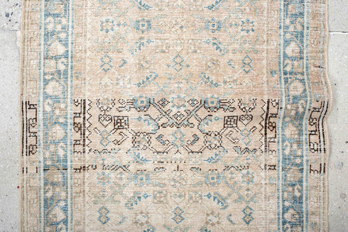 Antique Malayer Runner Rug (2' x 12')