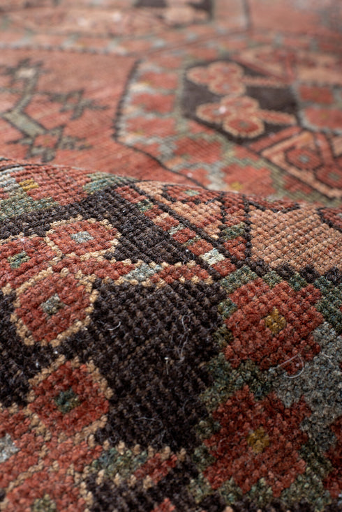 Antique Afghan Area Rug (3' x 3')