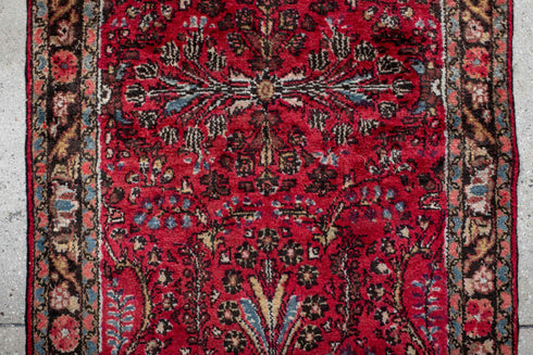 Antique Dargazin Area Rug (2' x 4')