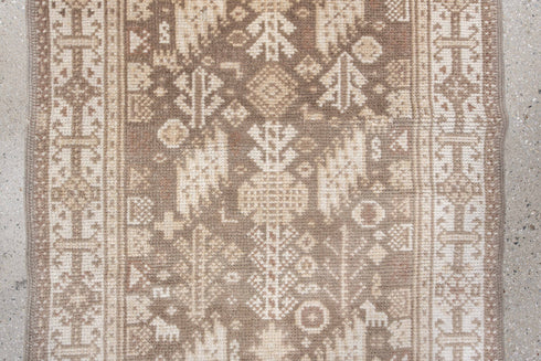Antique Oushak Area Rug (2' x 4')