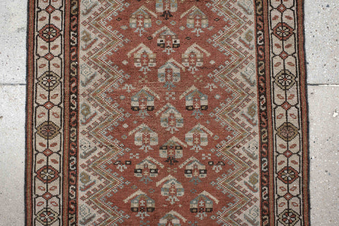 Antique Malayer Runner Rug (2' x 10')