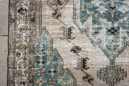 Vintage Mazlaghan Area Rug (4' x 6')