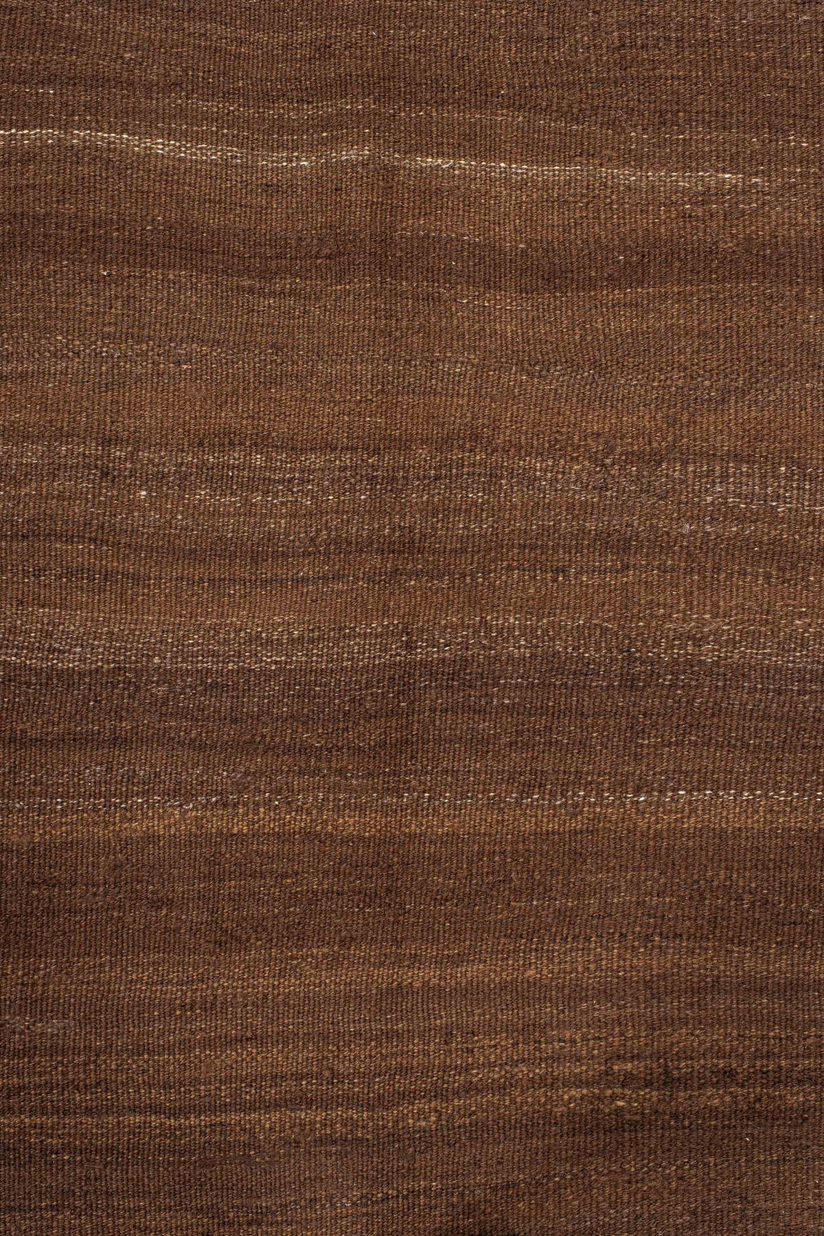 11' x 12' one-of-a-kind handmade vintage Kilim oversize rug. Color palette: brown, camel, taupe, walnut, beige, gray