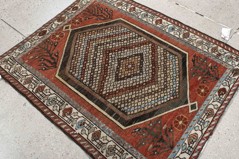 Vintage Oushak Area Rug (3' x 4')