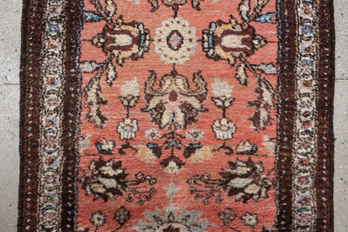 Antique Lilian Runner Rug (2' x 9')