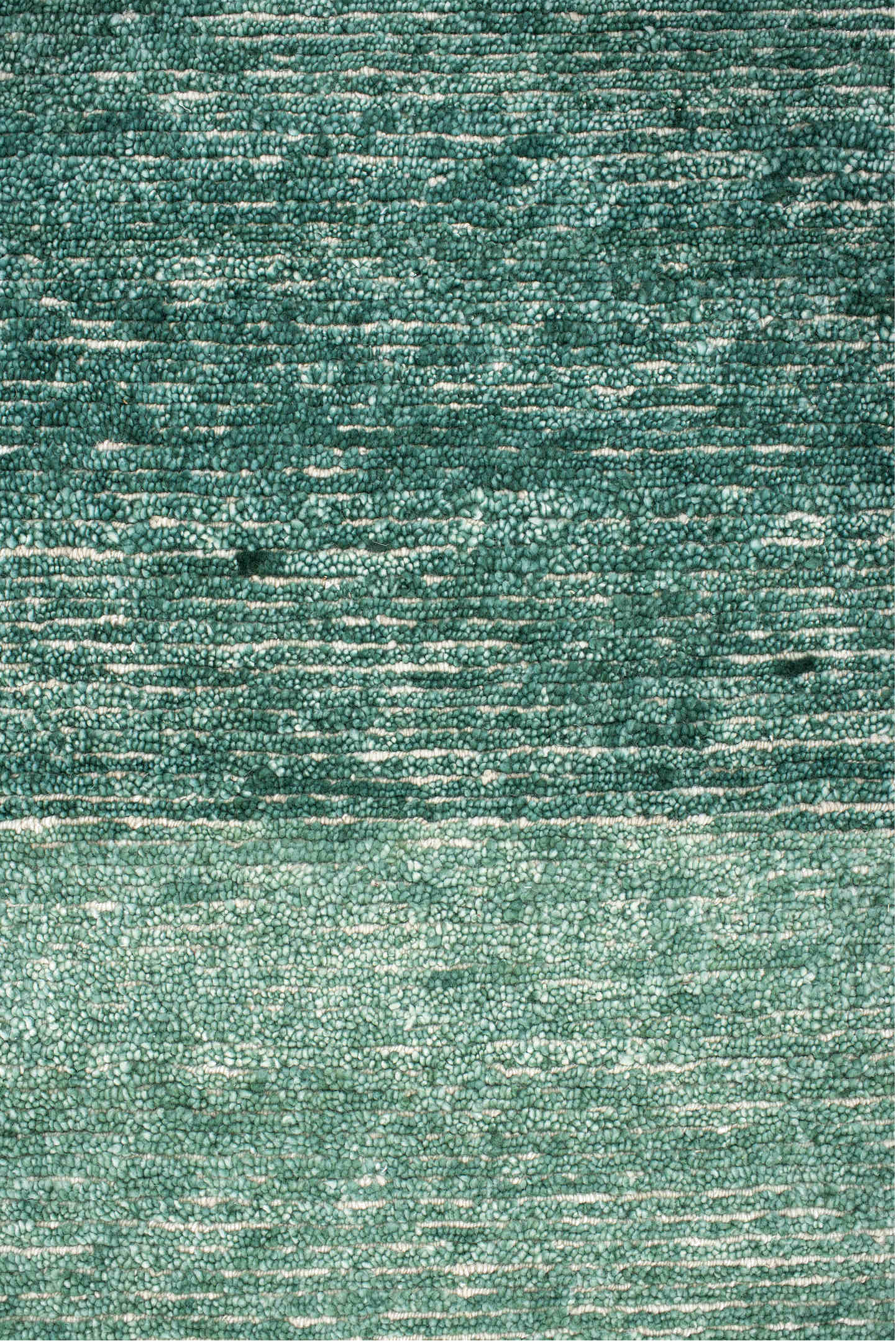 8' x 10' one-of-a-kind handmade vintage Tribeca large size rug. Color palette: gray, honeydew, light blue, light gray