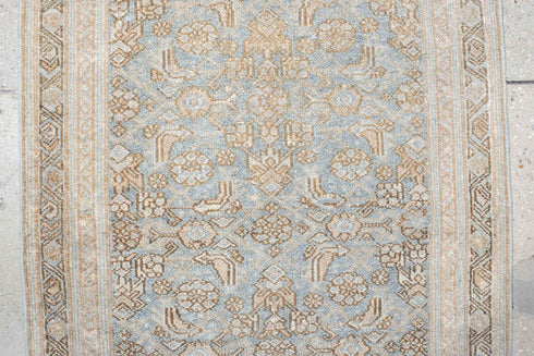 Antique Bibikabad Runner Rug (2' x 13')