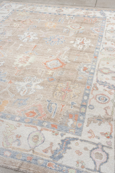 Vintage Oushak Area Rug (8' x 9')
