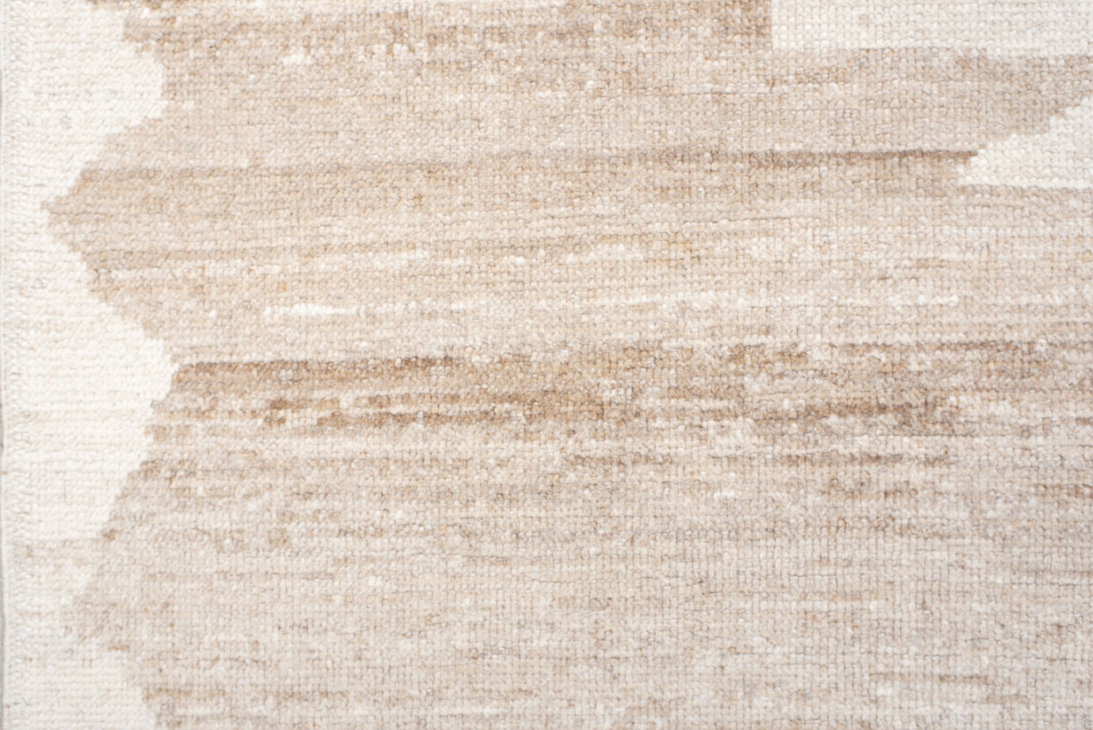 9' x 11' one-of-a-kind handmade vintage Oushak large size rug. Color palette: ivory, taupe, beige, cream, gray