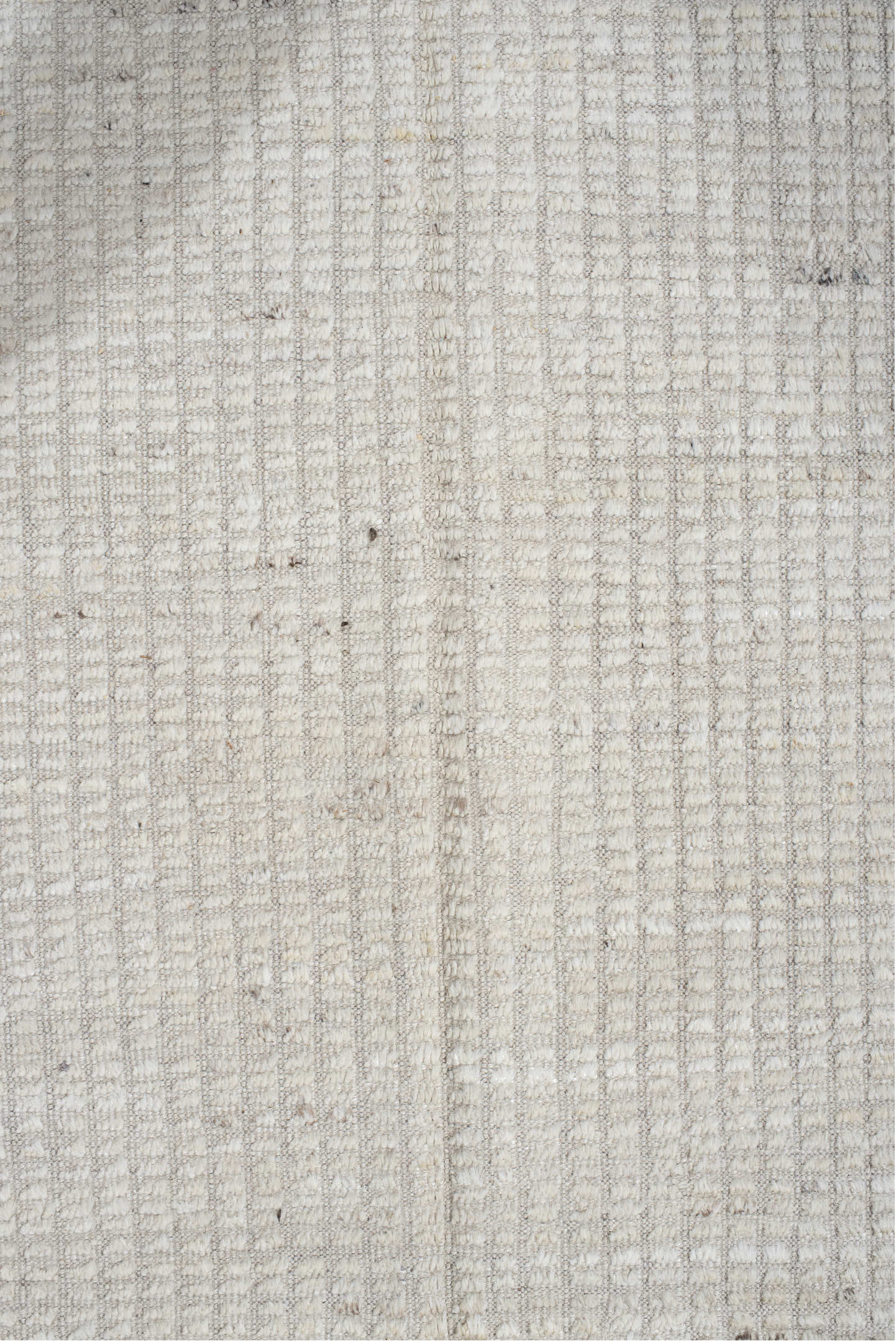 9' x 12' one-of-a-kind handmade vintage Tulu large size rug. Color palette: dark gray, gainsboro, gray, light gray, linen