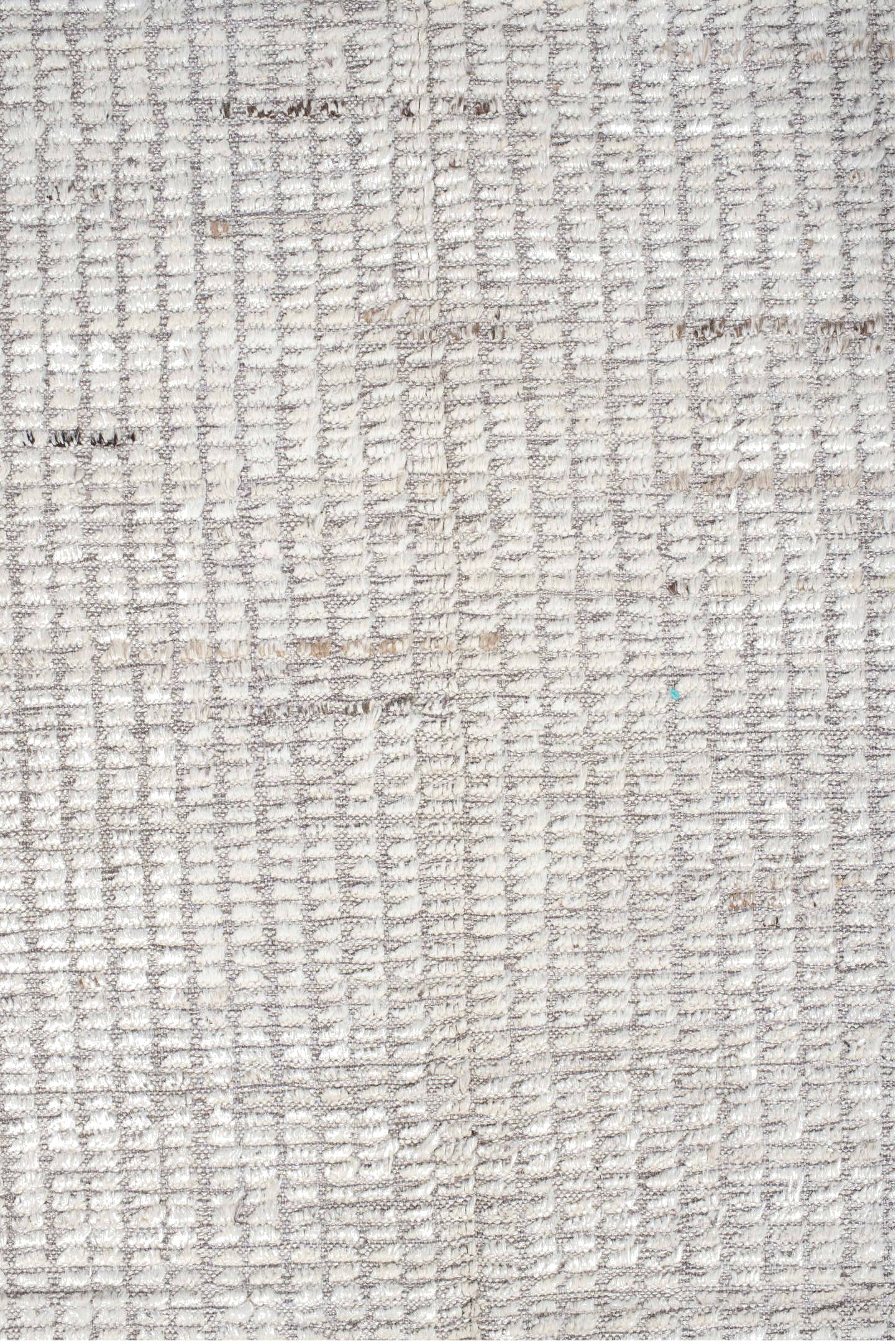 6' x 9' one-of-a-kind handmade vintage Tulu medium size rug. Color palette: dark gray, dim gray, gainsboro, gray, light gray