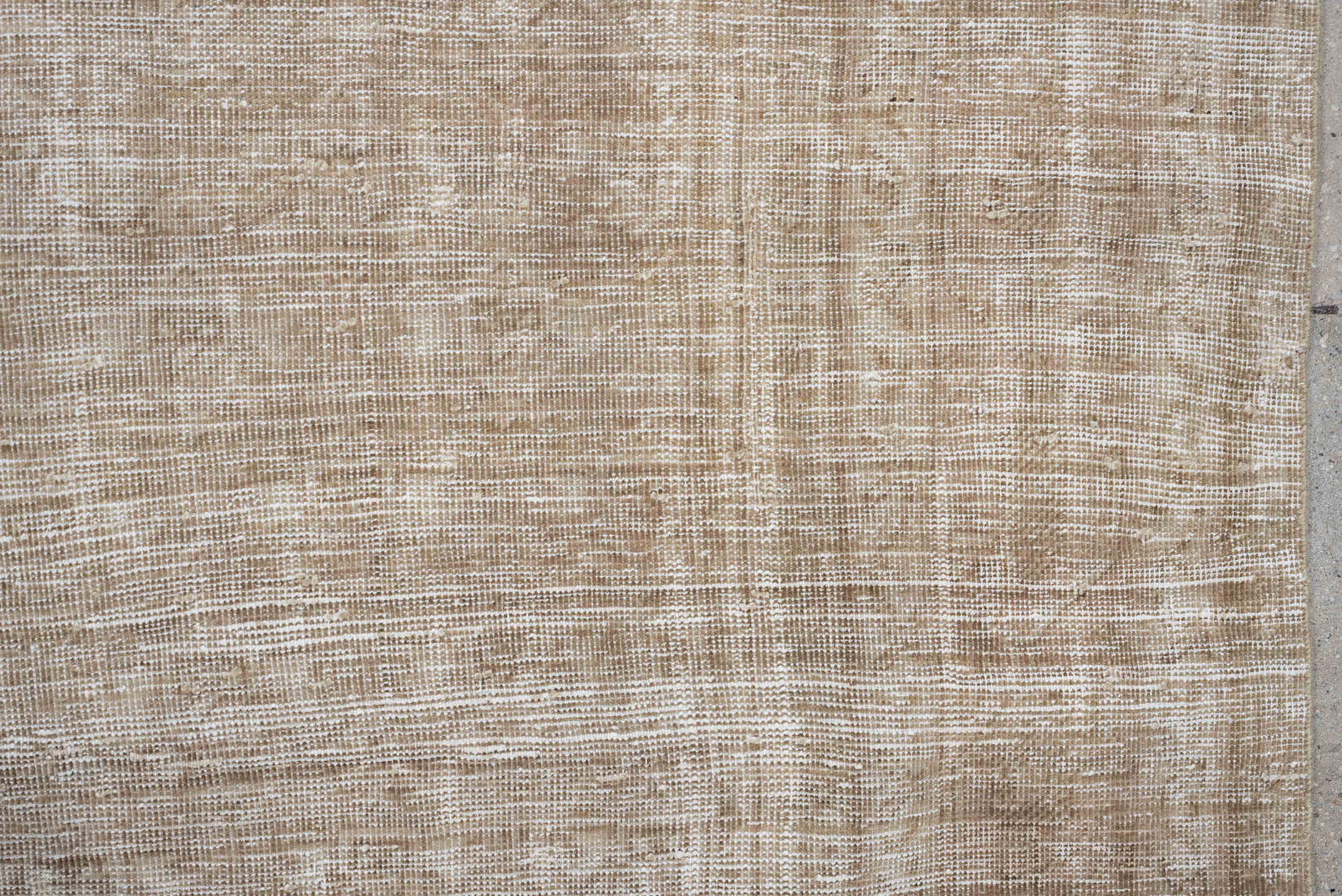 7' x 10' one-of-a-kind handmade antique Mahal large size rug. Color palette: ivory, beige, taupe, sand, cream, gray
