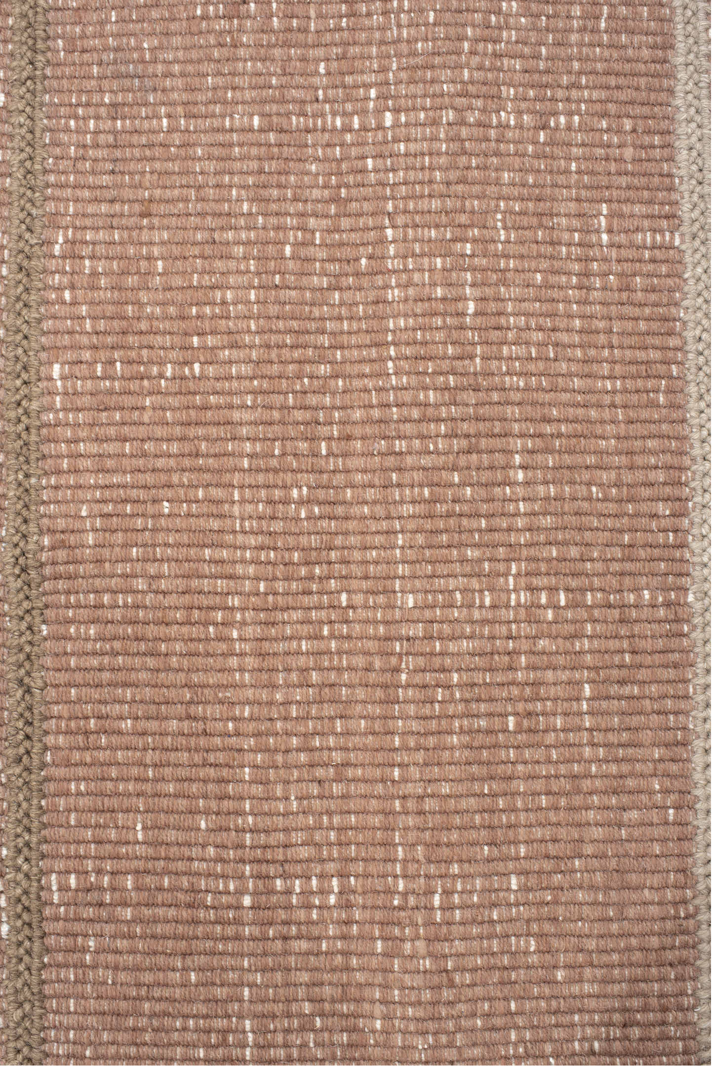 6' x 9' one-of-a-kind handmade vintage Flatweave medium size rug. Color palette: brown, orange, off-white, pink