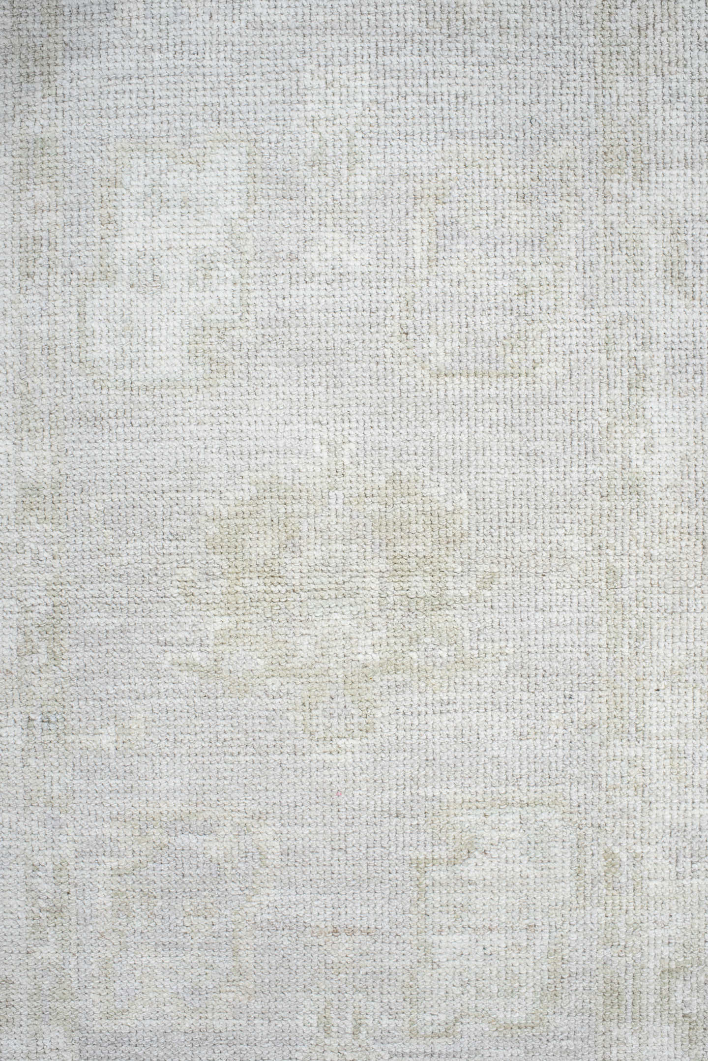 2' x 8' one-of-a-kind handmade vintage Oushak runner rug. Color palette: ivory, cream, taupe, beige, light gray, gray