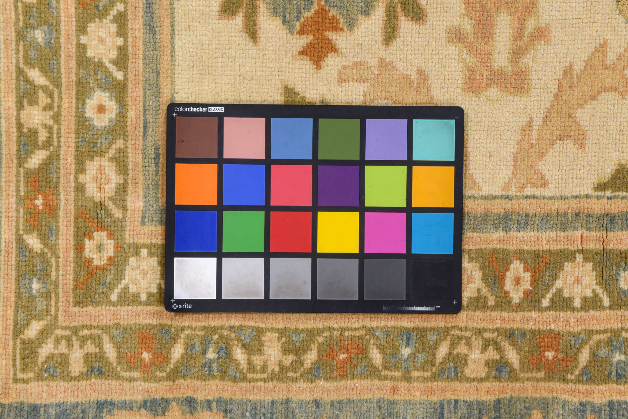 12' x 16' one-of-a-kind handmade vintage Sultanabad oversize rug. Color palette: brown, gray, off-white, orange, tan, wheat