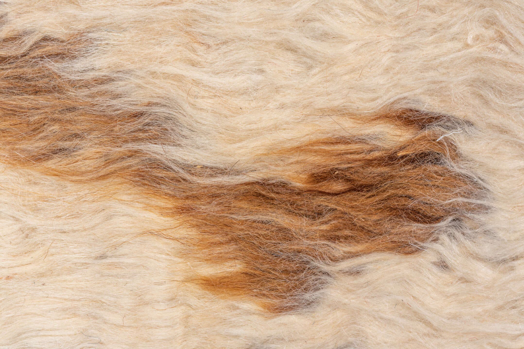 5' x 8' one-of-a-kind handmade vintage Moroccan medium size rug. Color palette: ivory, camel, brown, cream, beige