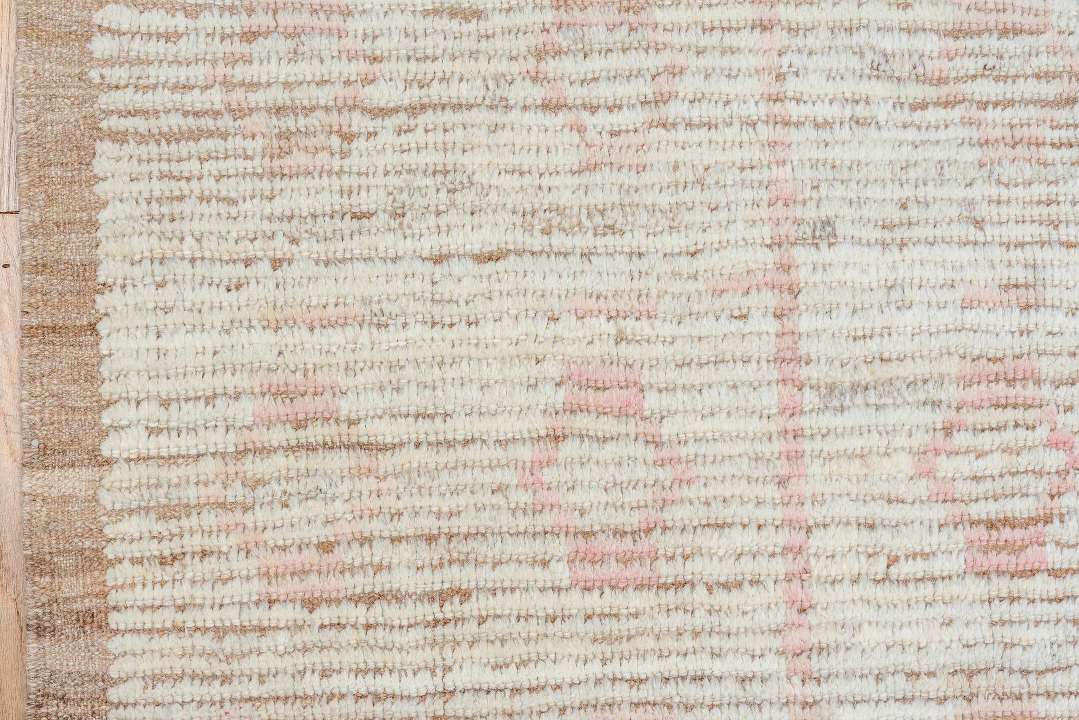 8' x 11' one-of-a-kind handmade vintage Tulu large size rug. Color palette: dark gray, gainsboro, gray, light gray, linen