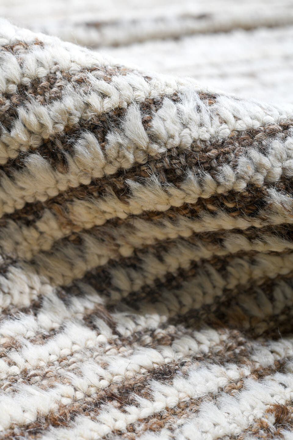 13' x 13' one-of-a-kind handmade vintage Tulu oversize rug. Color palette: ivory, taupe, beige, camel, gray