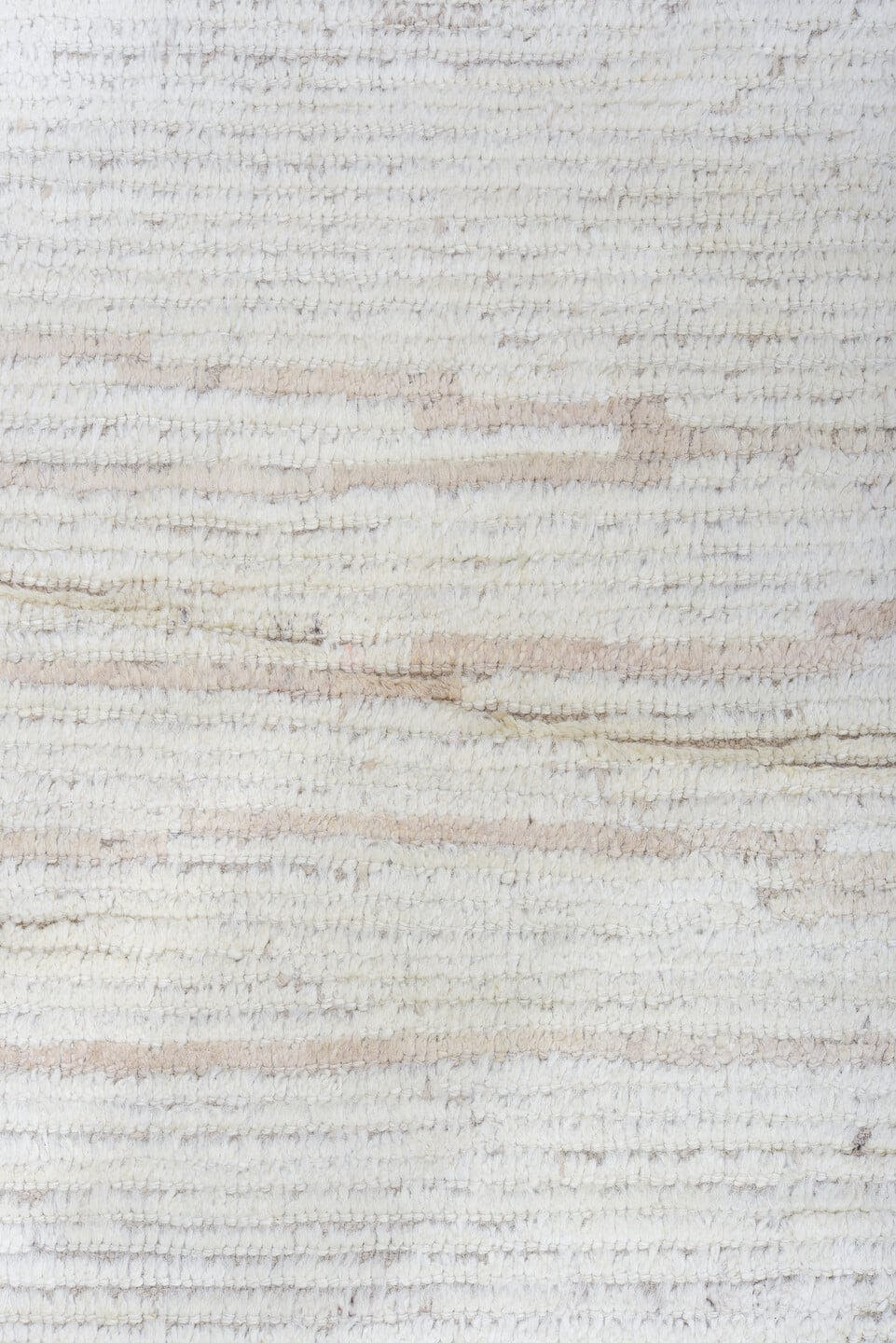 13' x 16' one-of-a-kind handmade vintage Tulu oversize rug. Color palette: ivory, cream, taupe, beige, gray