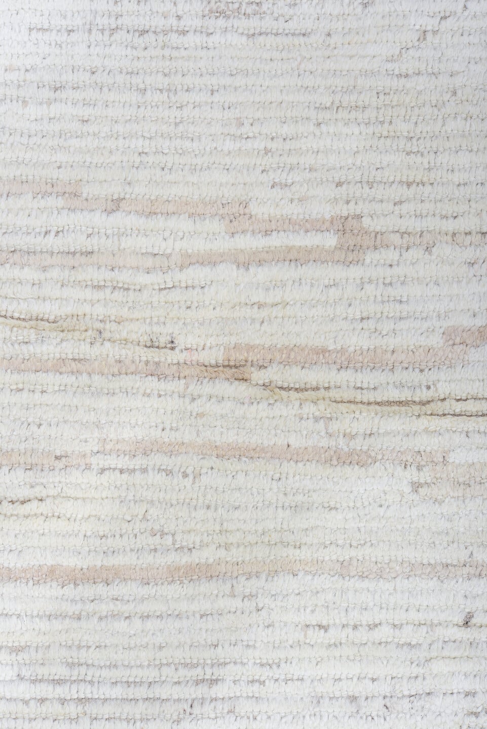 13' x 16' one-of-a-kind handmade vintage Tulu oversize rug. Color palette: ivory, cream, taupe, beige, gray