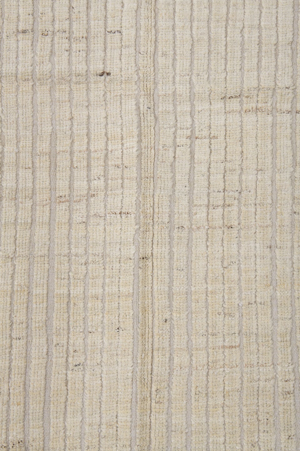 3' x 10' one-of-a-kind handmade vintage Tulu runner rug. Color palette: ivory, cream, beige, taupe, light gray, gray