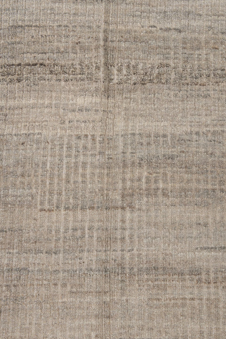 3' x 11' one-of-a-kind handmade vintage Tulu runner rug. Color palette: ivory, taupe, gray, greige, stone, beige